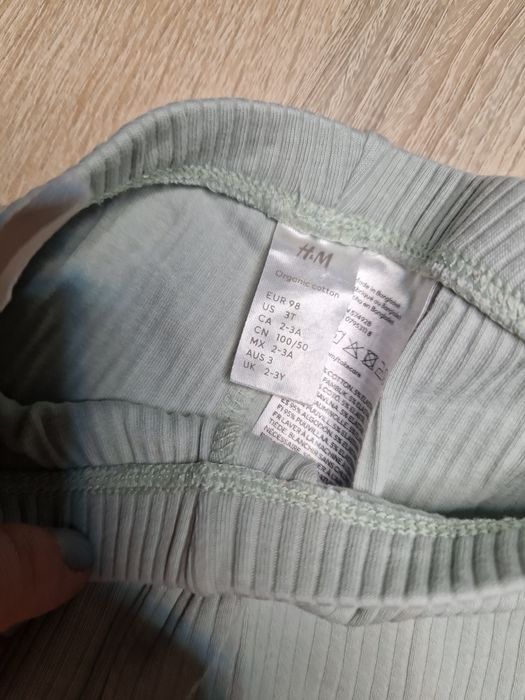 Zestaw 2x legginsy/getry rozm 98 H&M