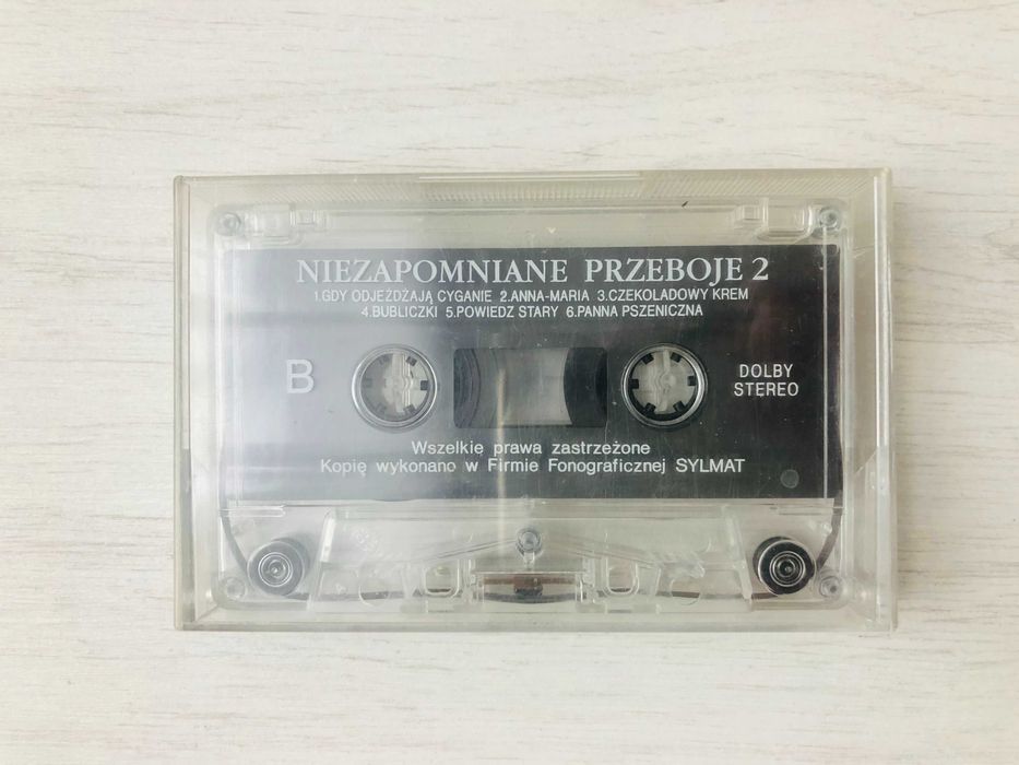 Kaseta Niezapomniane przeboje Czerwone gitary Jantar hity