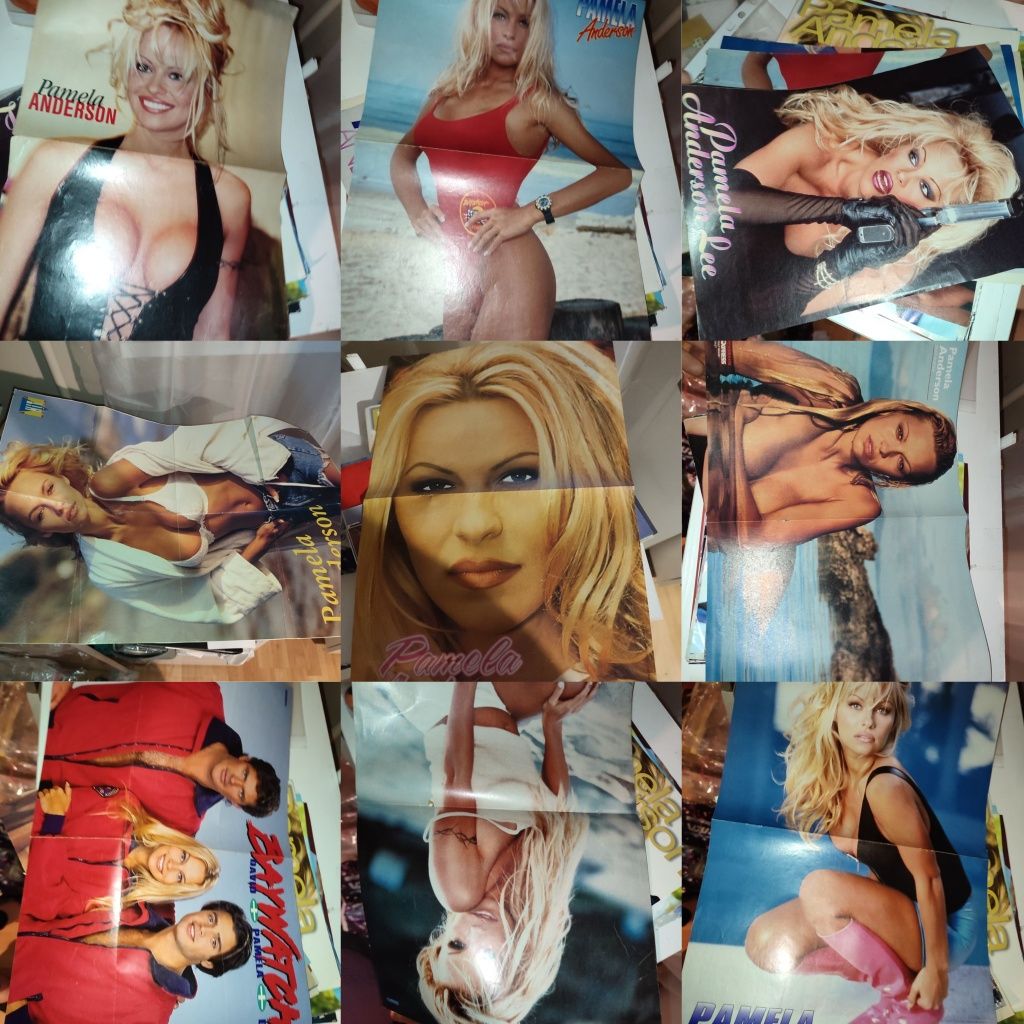 Pamela Anderson plakaty z zagranicy Baywatch