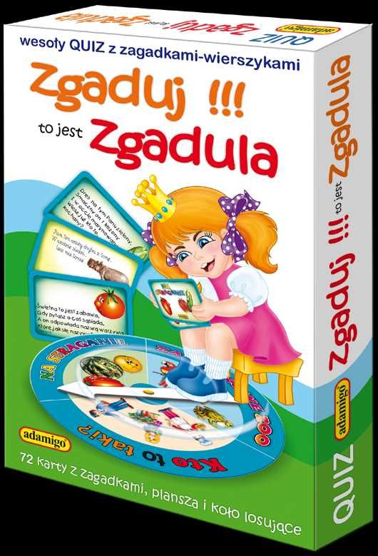 Gra edukacyjna ZGADUJ ZGADULA Adamigo