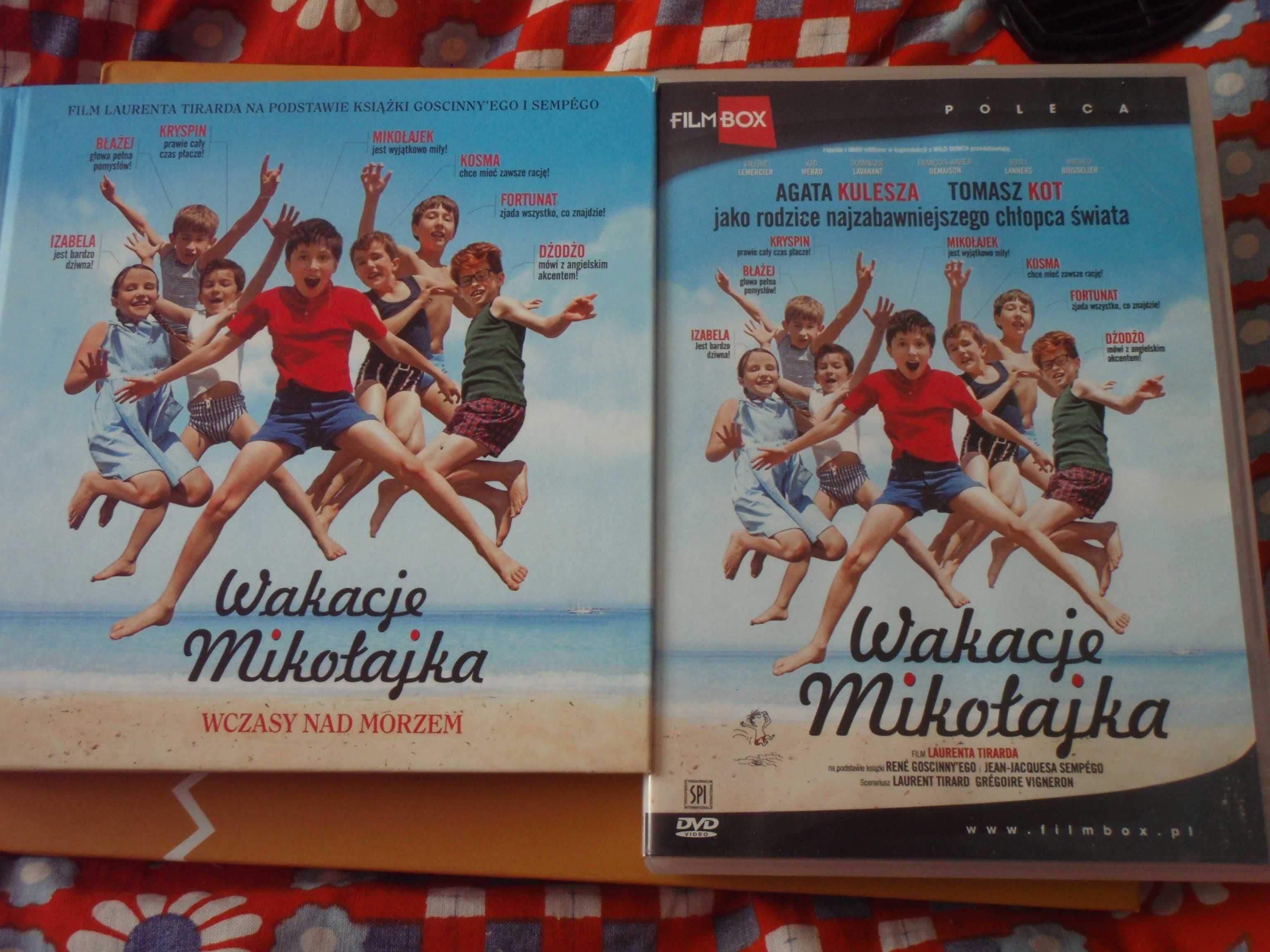 WAKACJE MIKOŁAJKA Wczasy nad morzem książka  + film na DVD