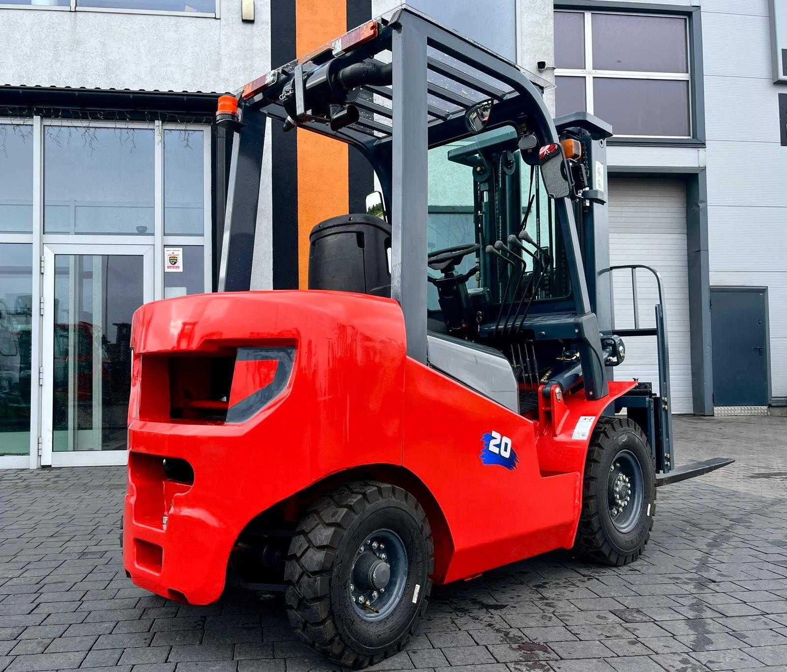 Wózek Widłowy 2T MIKANN, Maszt 4.5m,Triplex, Diesel , Półkabina