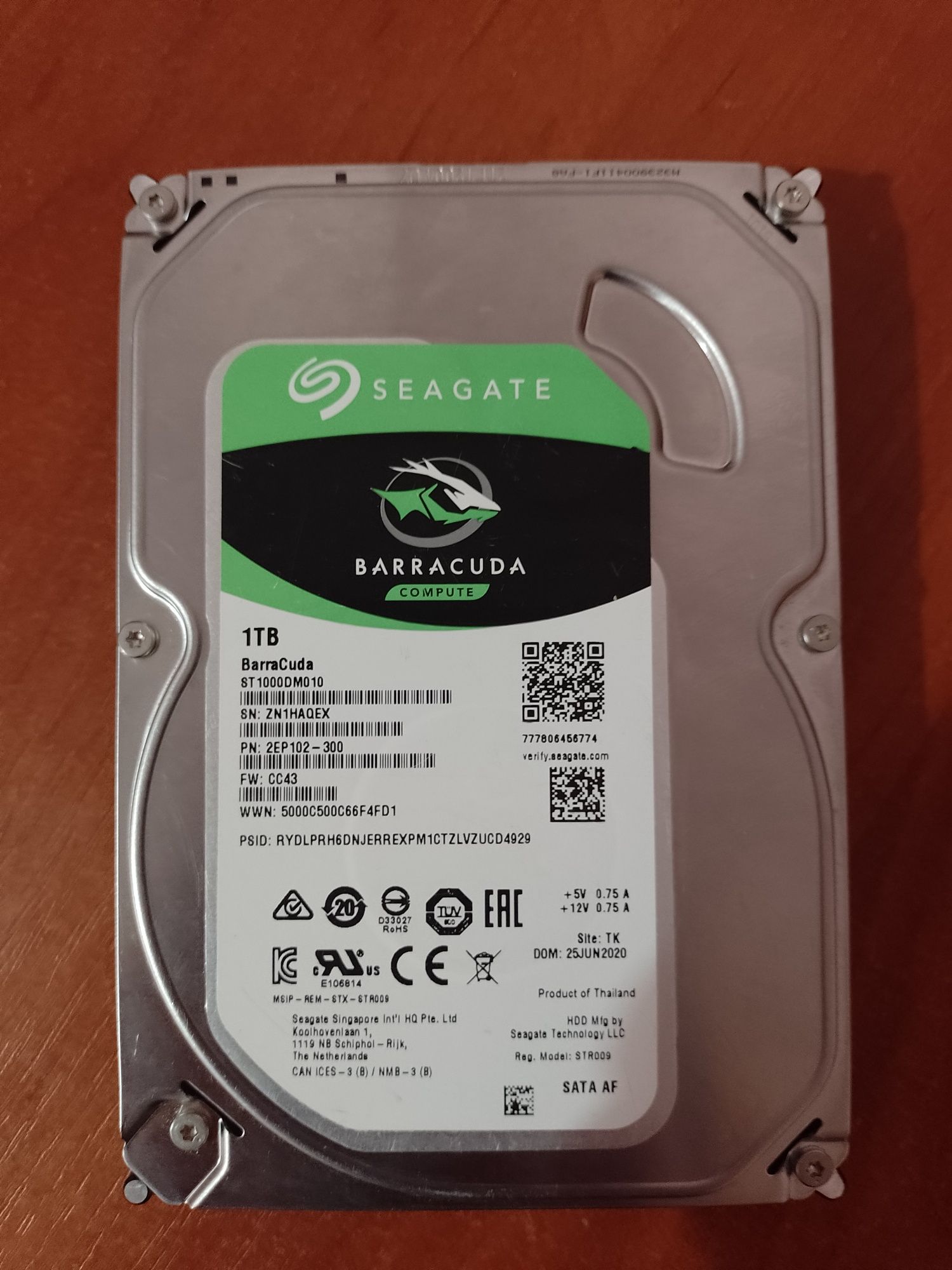 Жорсткий диск SEAGATE