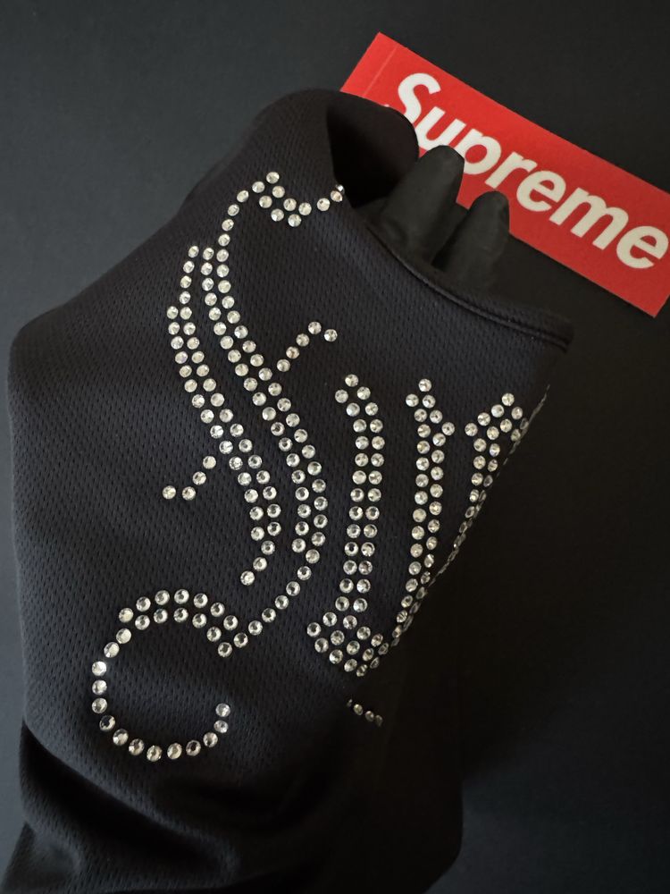 Балаклава Supreme Rhinestone Balaclava Black