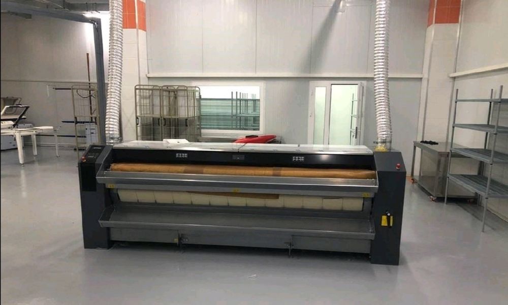 Calandra secadora e dobradora