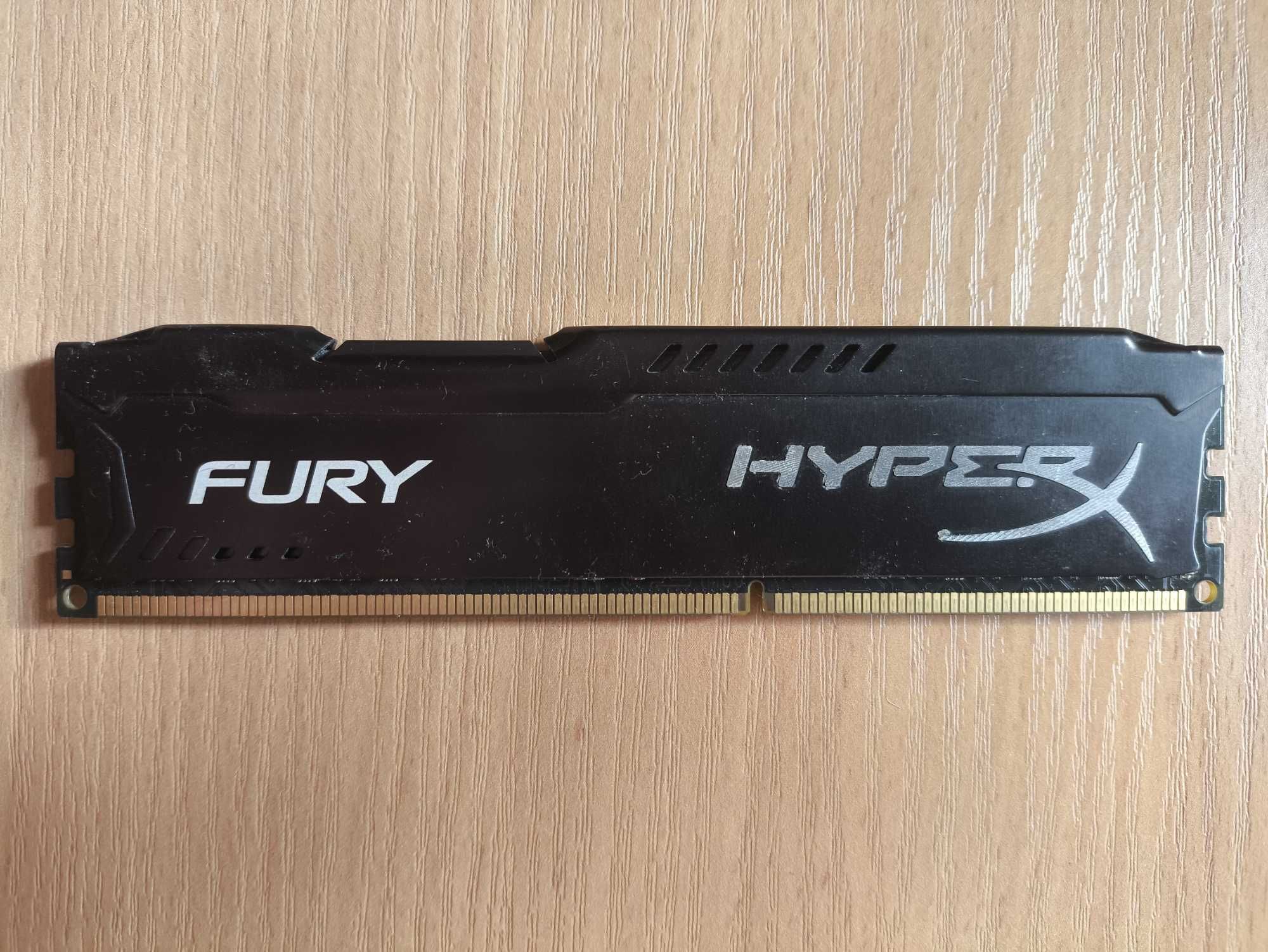 ОЗП HyperX DDR3-1866 8192MB PC3-14900 Fury Black (HX318C10FB/8)