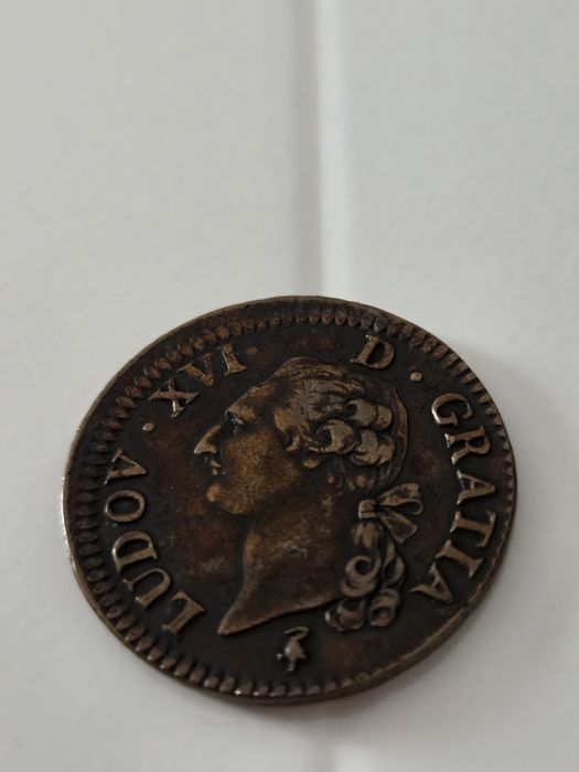 Ludwik XVI, Sol 1791, A, brąz