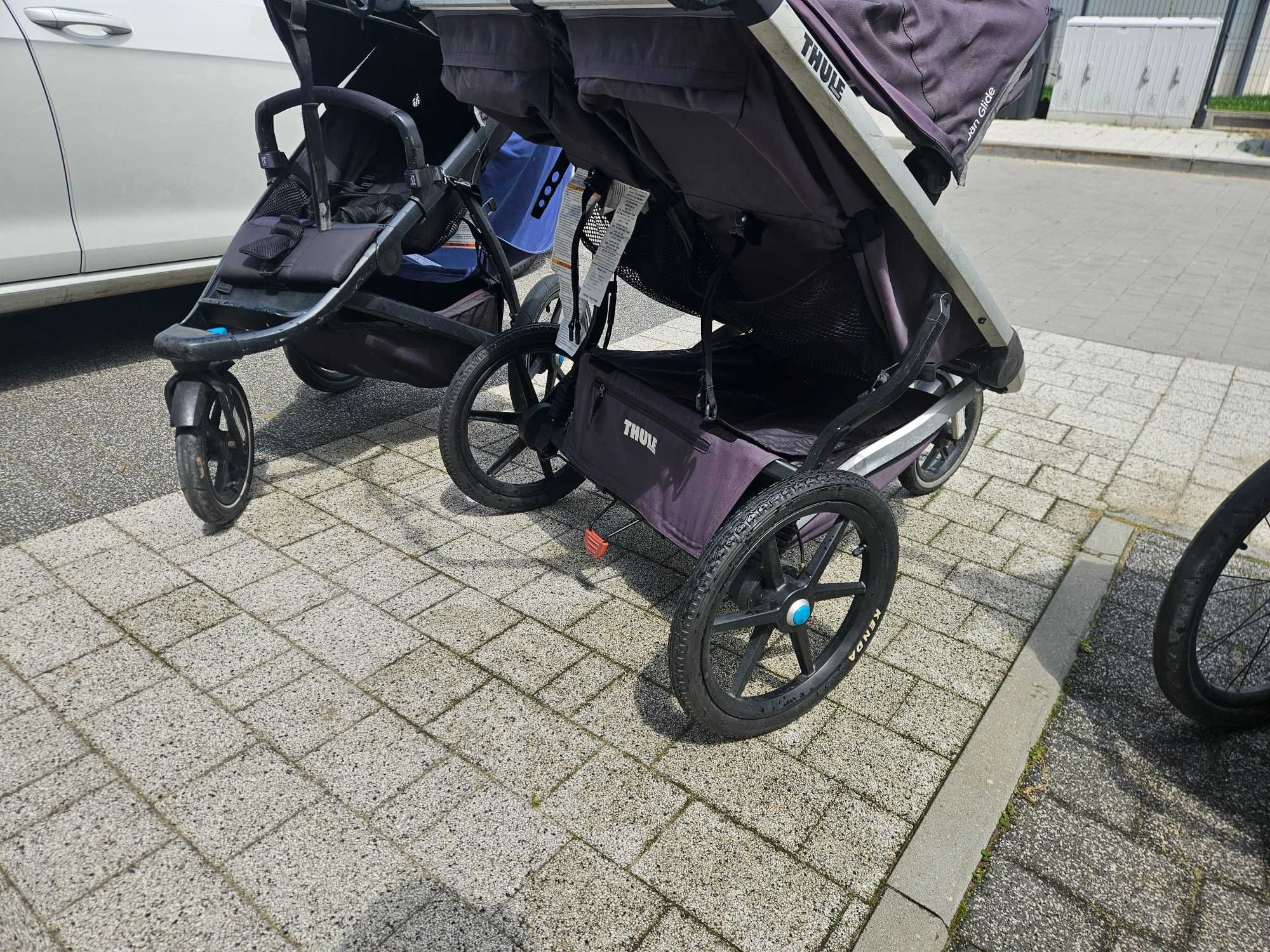 Wozek dzieciecy Thule Urban Glide 2 dwojka komplet gratis