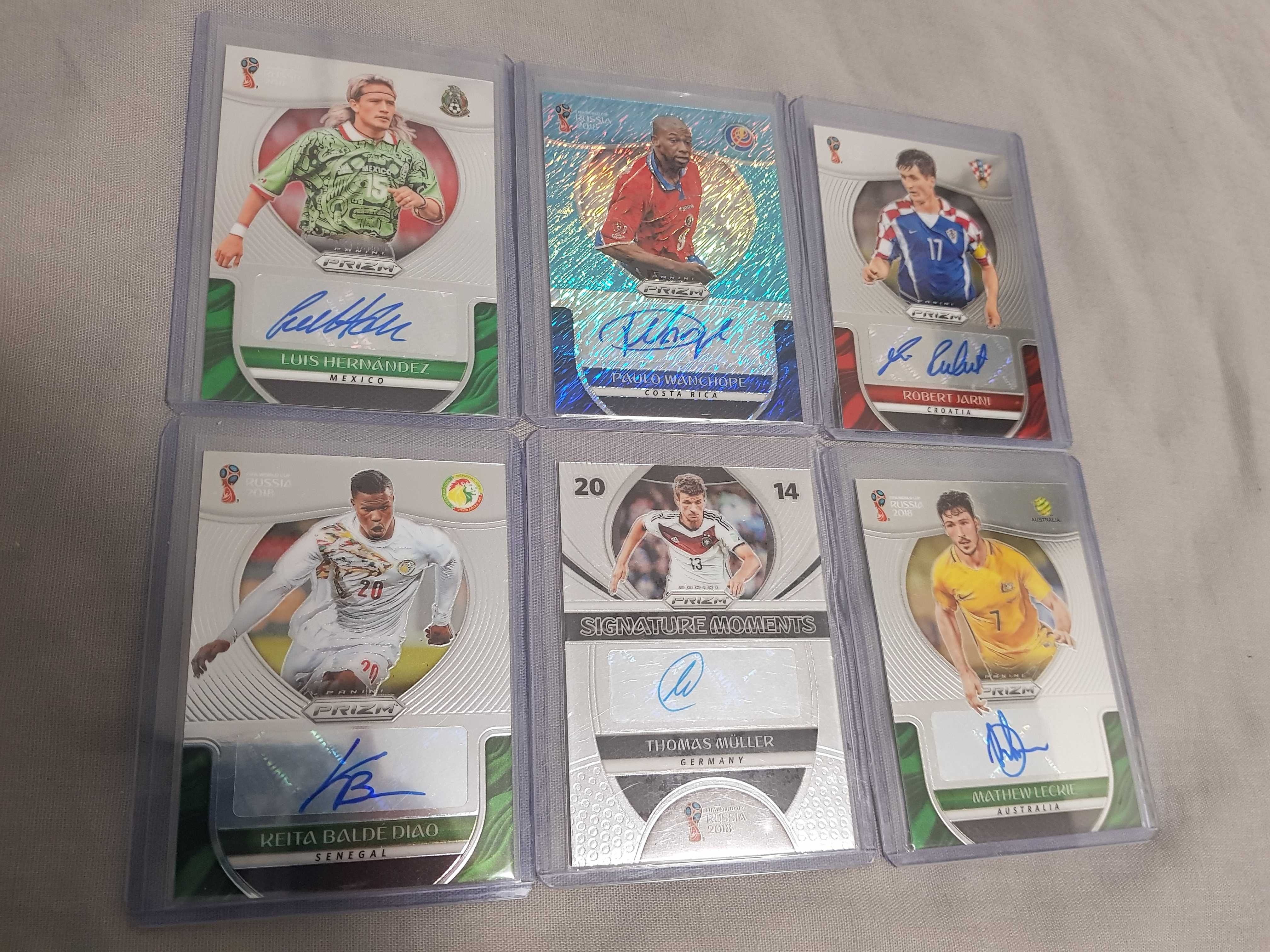 Karty AUTOGRAPH Panini PRIZM - FIFA World Cup RUSSIA 2018