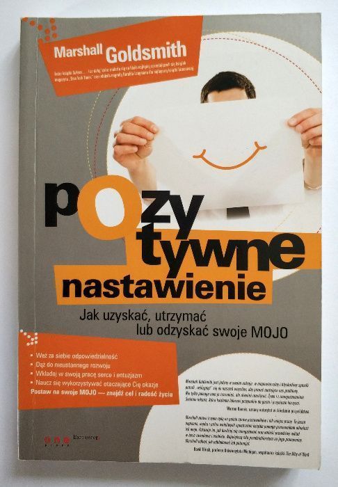 POZYTYWNE nastawienie ,Jak utrzymać swoje MOJO, Goldsmith, UNIKAT, HIT
