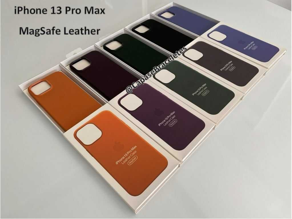 Capas em Pele MagSafe para iPhone 13 Pro Max