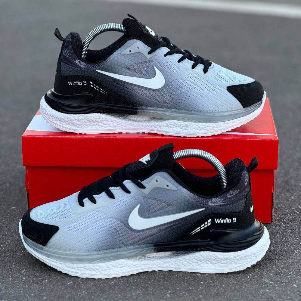 Чоловічі Кросівки Найк  Nike black grey 40-44 рм.