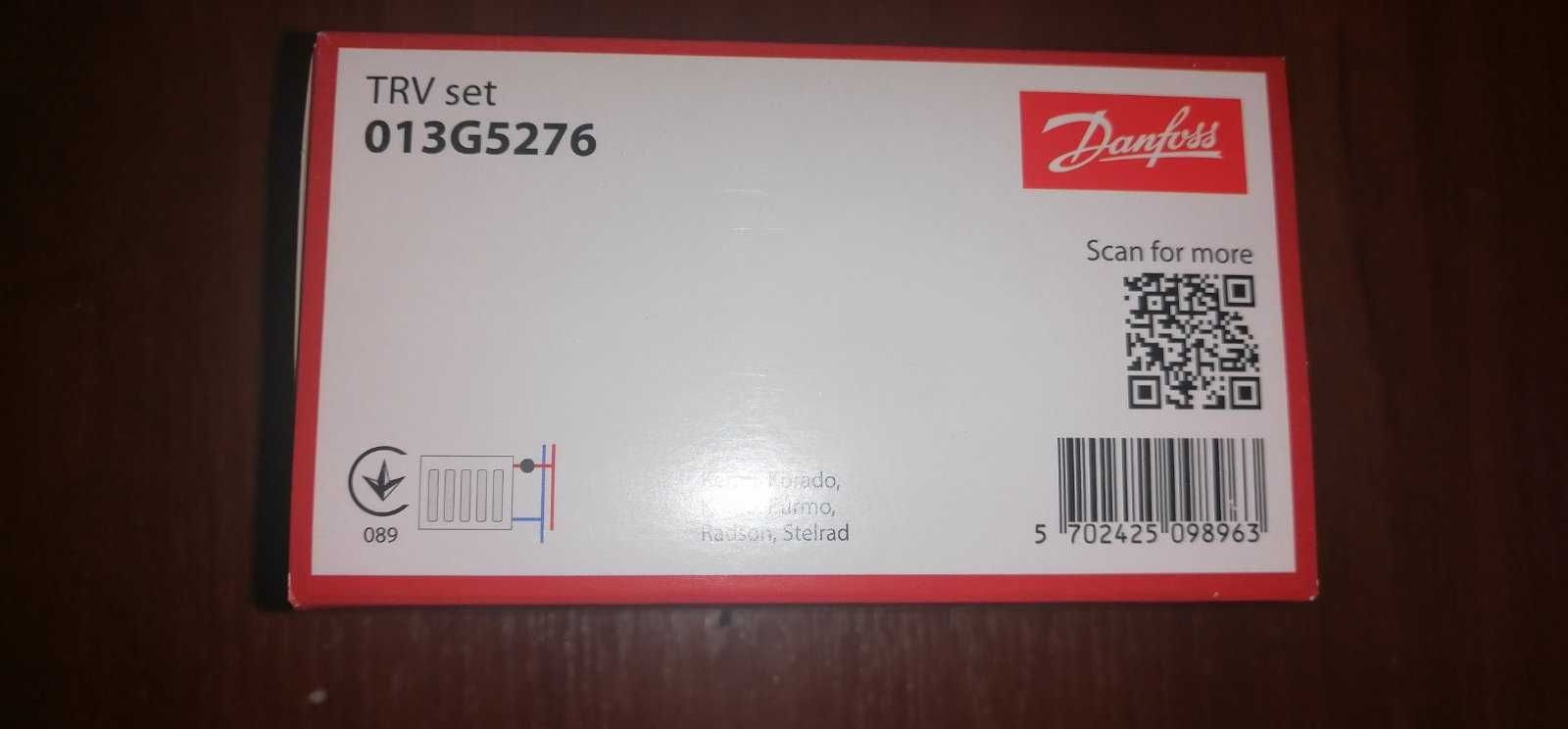 Комплект Danfoss RAS-CK+RLV-KS Ду 15, угловой (013G5276)