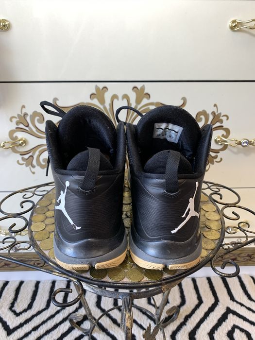 Черные высокие кеды кроссы кроссовки nike air jordan super fly 44