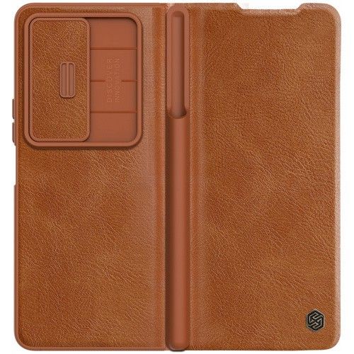 Etui Nillkin do Samsung Galaxy Z Fold4 5G Qin Leather Pro Case Brown