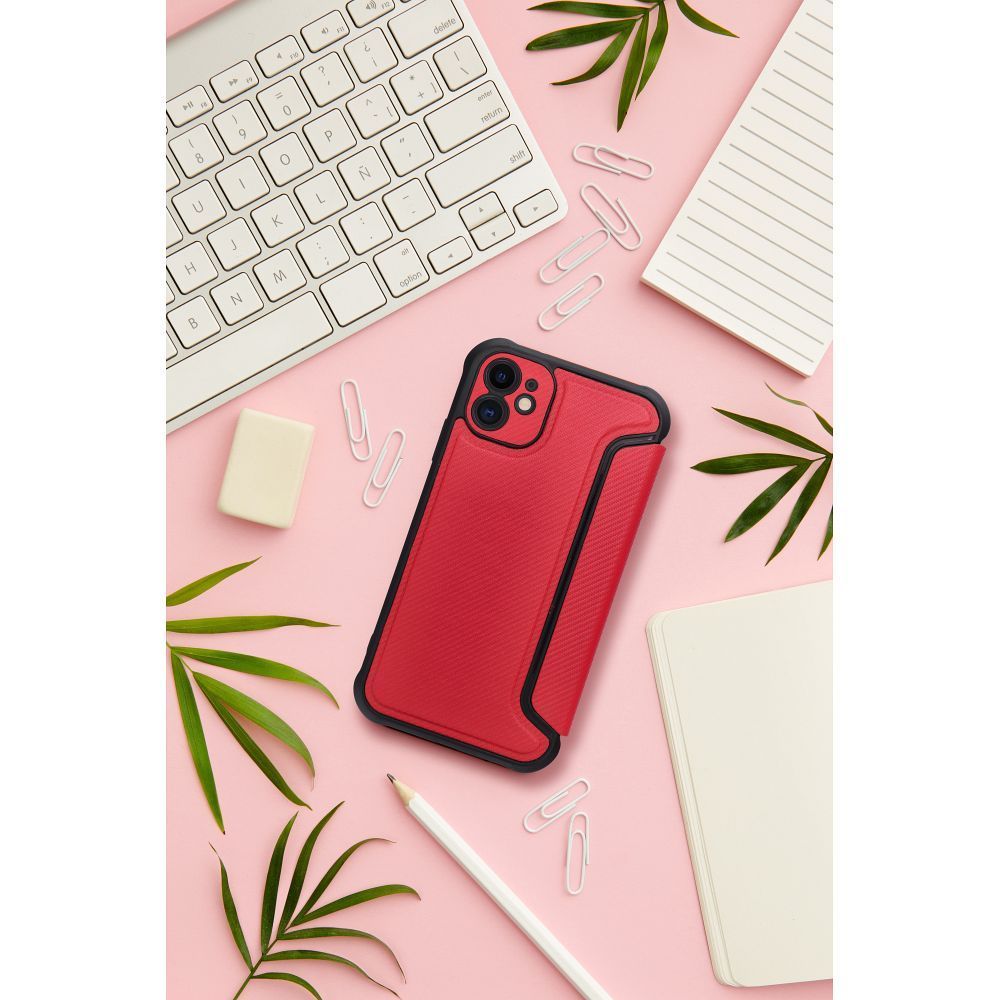 Etui Kabura Razor Book Do Iphone 7 / 8 / Se 2020 / Se 2022 Czerwony