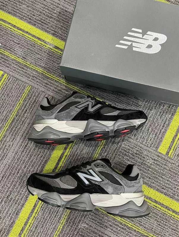 nowy/NewBalance9060CzarnyCastlerockSzary unisexTrampki r.38