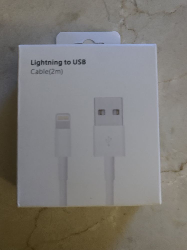 Kabel ładujący Iphone lightning nowy 2 m