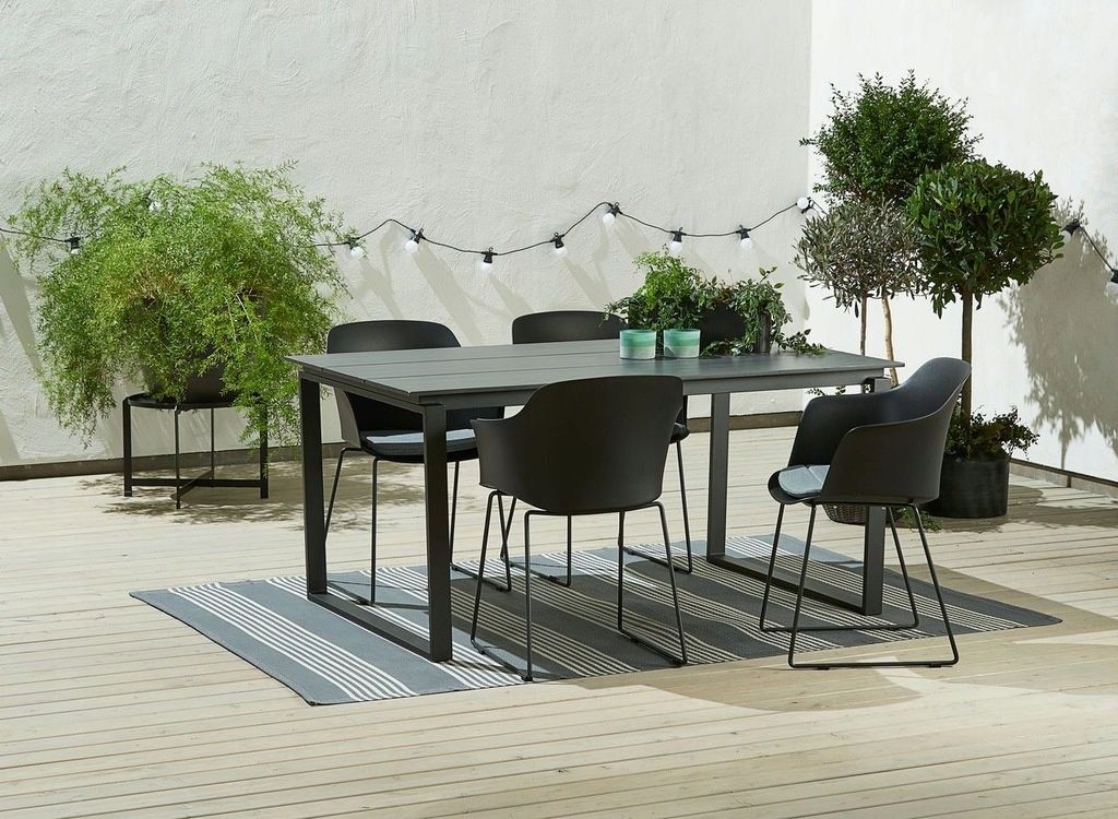 Stół ogrodowy z krzesłami, meble ogrodowe
