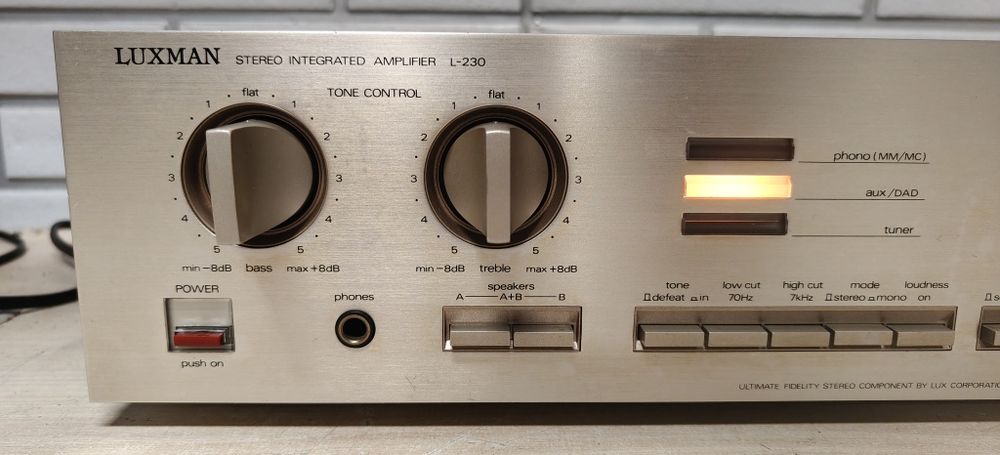 Wzmacniacz LUXMAN L-230. Duo B circuit. Audiofilski