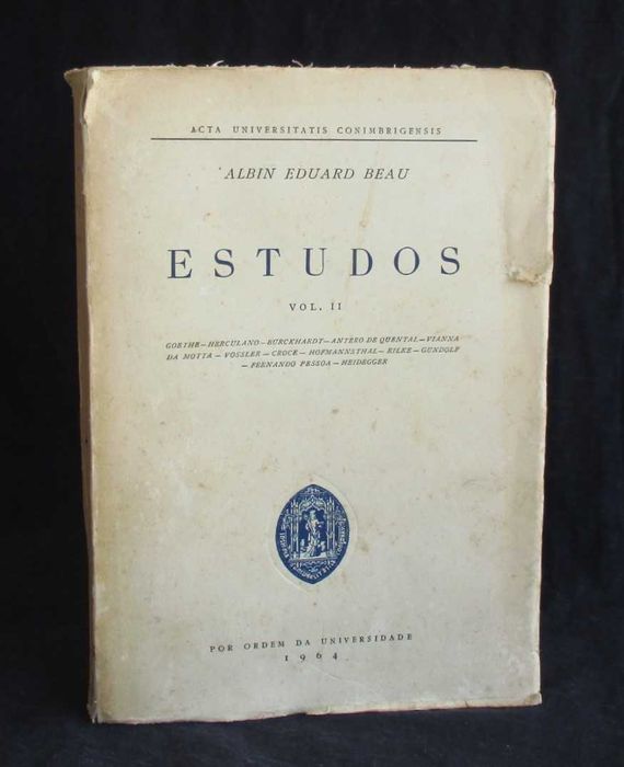 Livro Estudos Albin Eduard Beau 1964