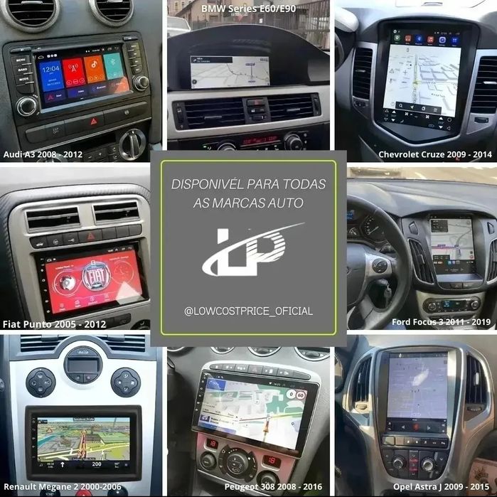 Rádios GPS para Todas as Marcas Auto