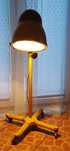 Lampa stojąca z suszarki, PRL.