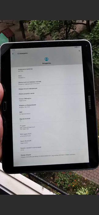 Плантет Samsung Galaxy Tab 4  10.1  андроїд 10  сім карта дзвінкі 4G