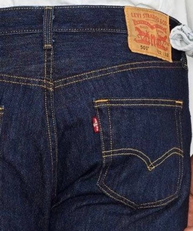 Levis 501 jeans rinse w33 L32