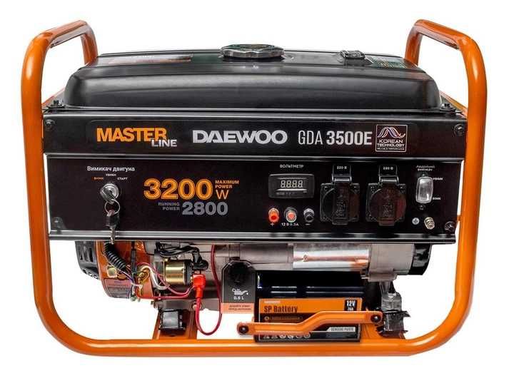 Генератор бензиновий Daewoo GDA 3500E 2.8/3.2кВт електр. пуск 11800грн