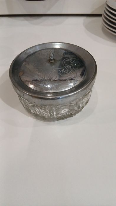 Цукерниця вінтаж. Сахарница. Чайничок для води