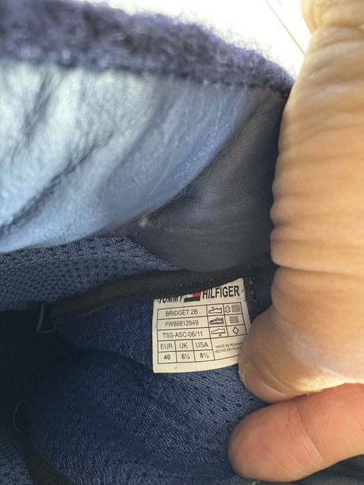 Tommy Hilfiger чоботи шкіряні жіночі утеплені 40 розмір