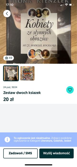 Zestaw dwoch ksiazek