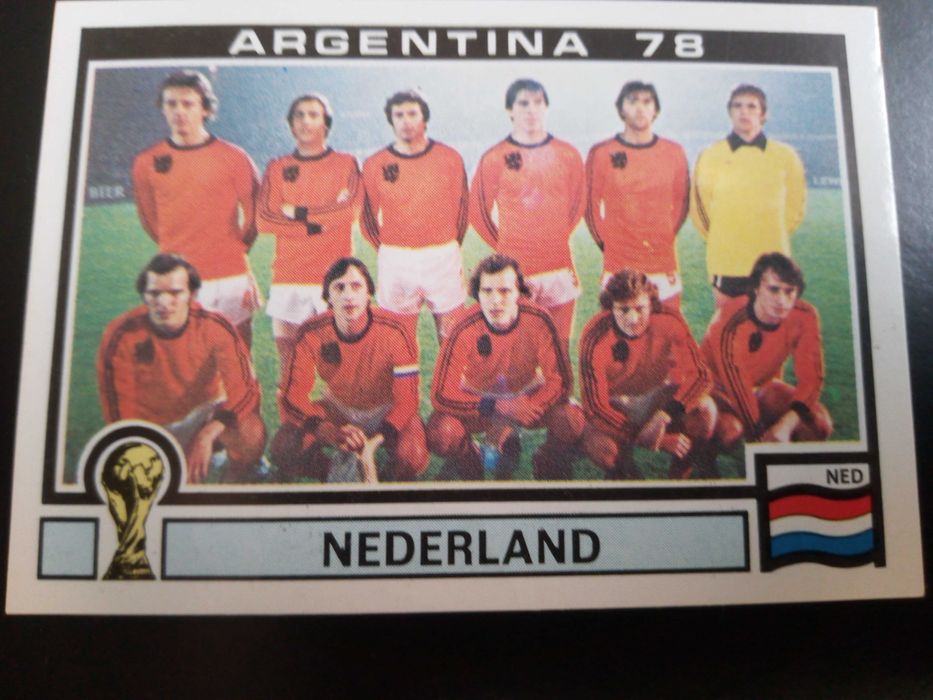 Cromo Panini World Cup Story da Seleção dos Países Baixos no Mundial78