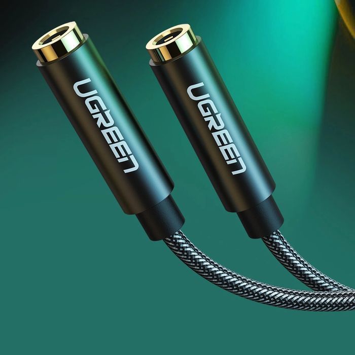 Kabel słuchawkowy Ugreen minijack 3.5 mm męski - 2x minijack żeński