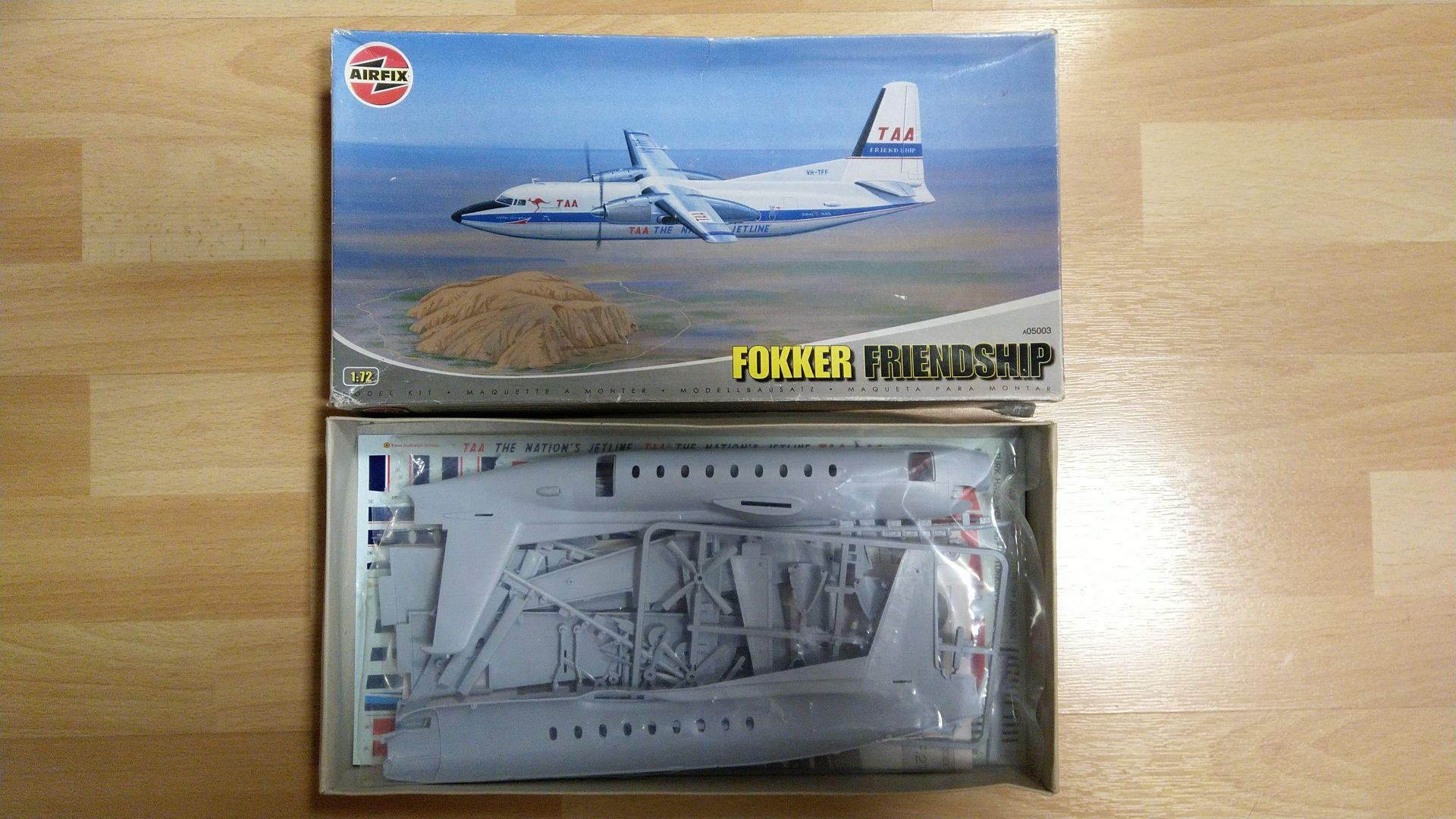 Сборная модель самолёта Fokker Friendship (Airfix) Масштаб 1:72