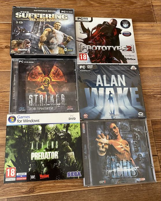 Диски для ПК: Resident Evil, Doom, Fallout, Quake, Postal, Painkiller