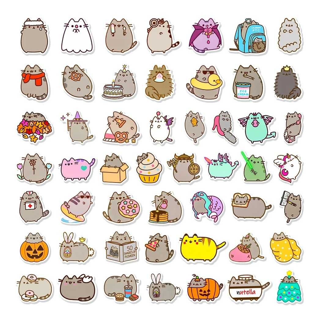 urodziny PUSHEEN topper toper dekoracje urodzinowe koty kotki