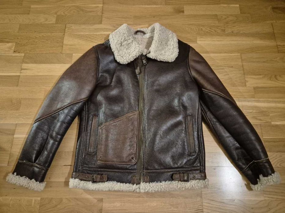 Kożuszek sportowy męski skóra naturalna rozm. XL