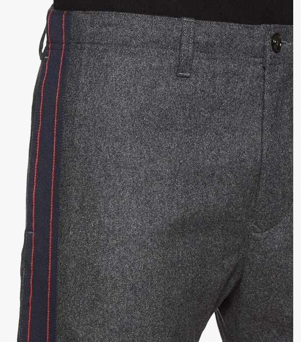 TOMMY HILFIGER Modne spodnie z wełny, szare, wygodne r XXL