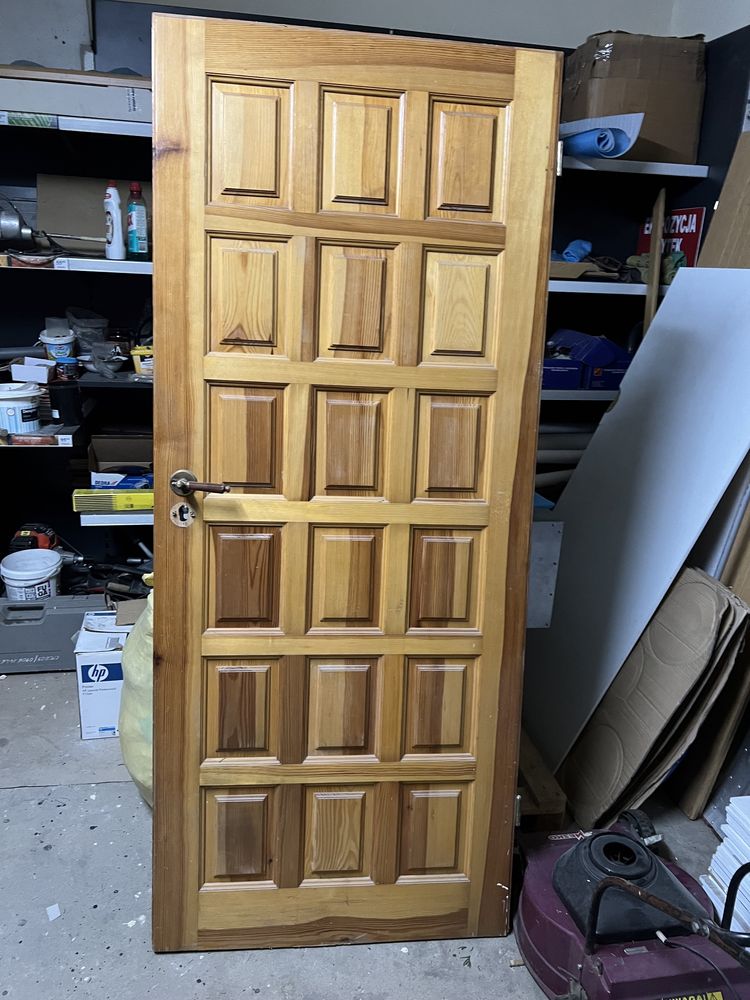 Drzwi drewniane lata 70 80 90