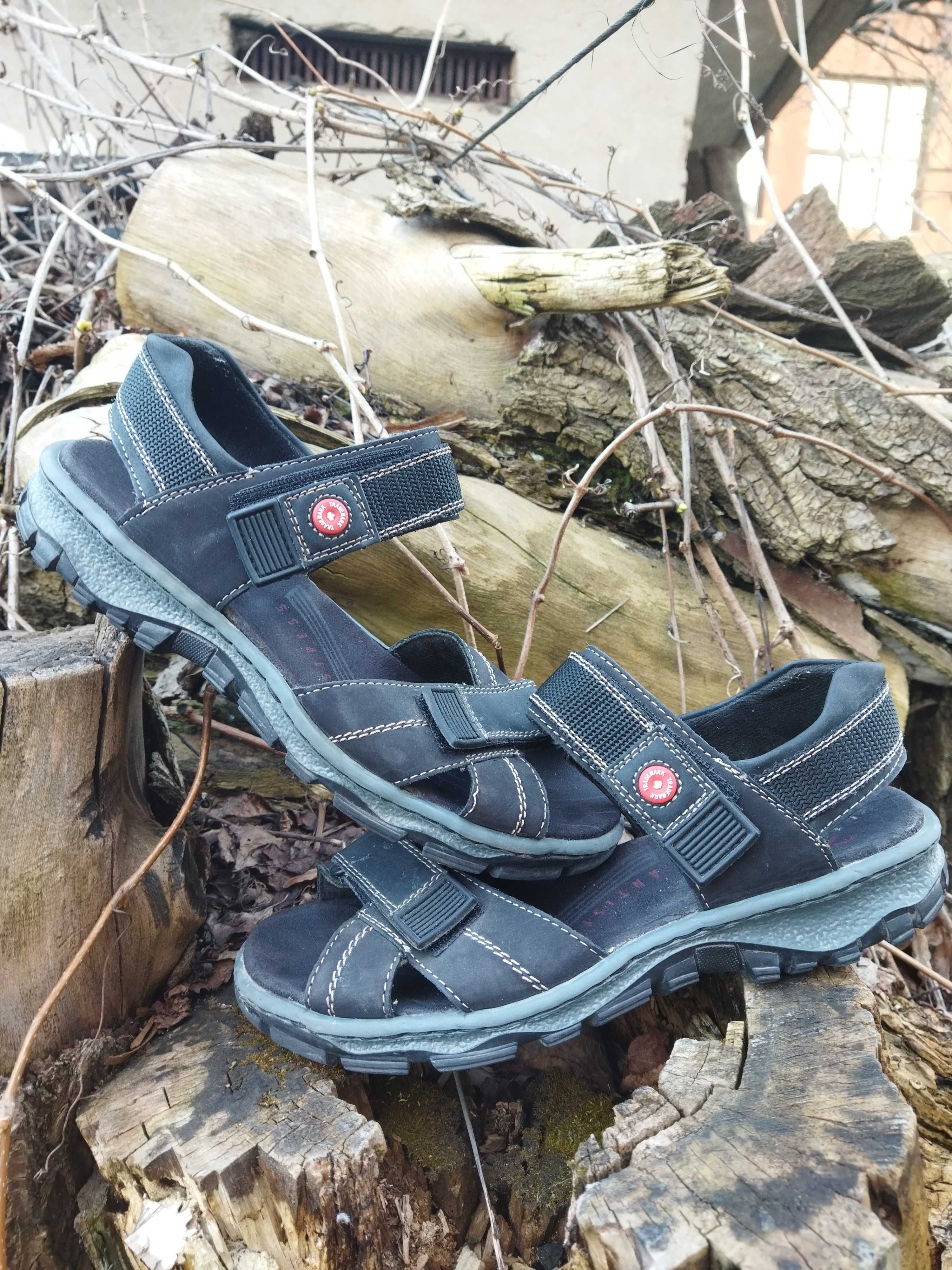 38-39р. яркие сандалии Rieker сандали босоножки кожаные сандалі