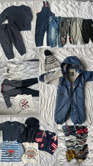 Лот речей 80 розмір. Штани , кофта, джинси, костюм, комбінезон зимній
