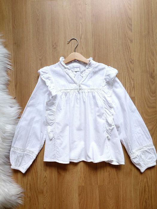 Bawełniana bluzka z falbanami Lindex 140