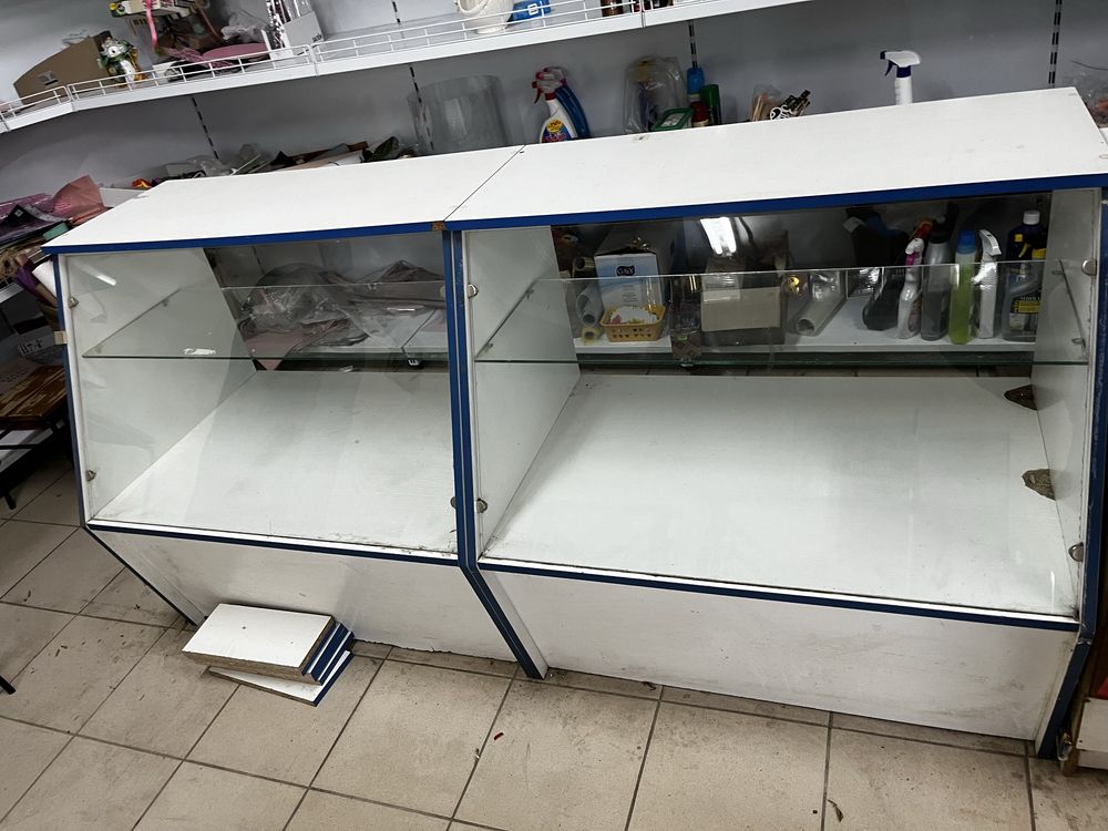 Стелажі торгові 90*92*60см.