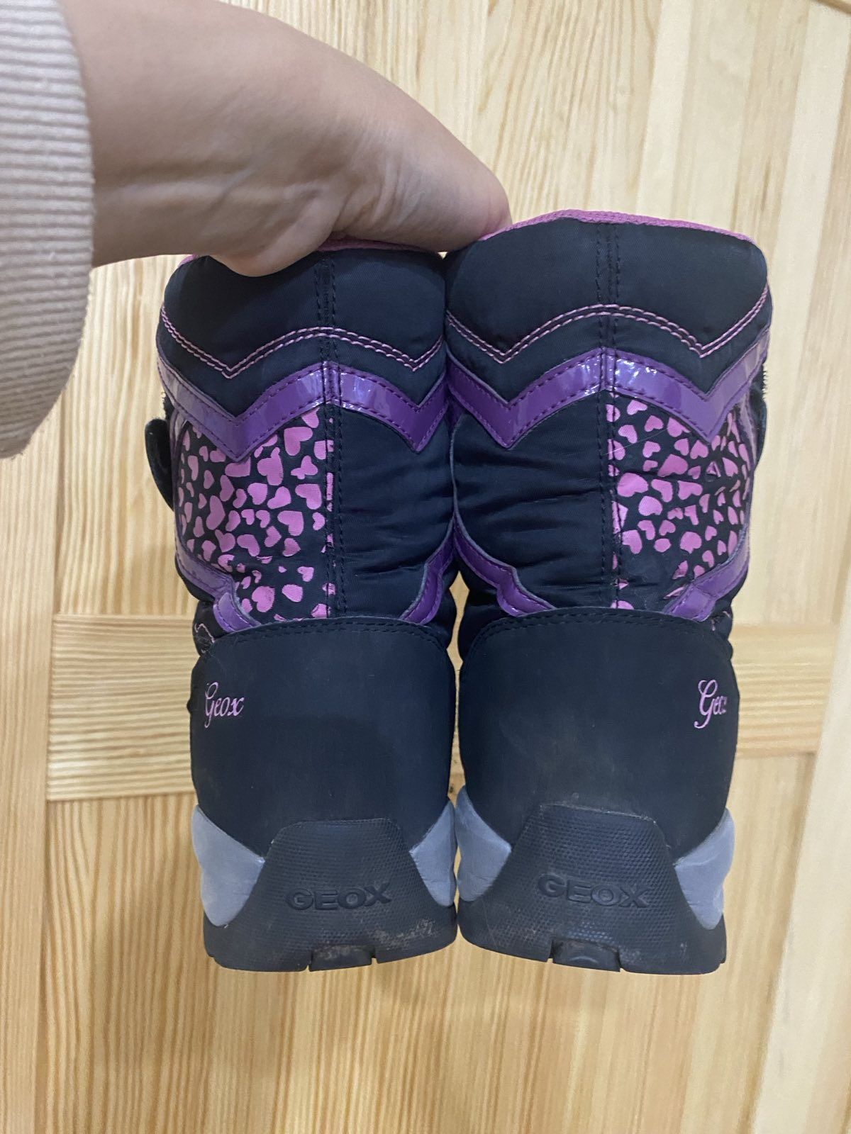 Зимові термо сапоги (чоботи) Geox для дівчинки