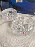 2 swieczniki Iittala Ultima Thule Tapio Wirkkala szklanek Finlandia