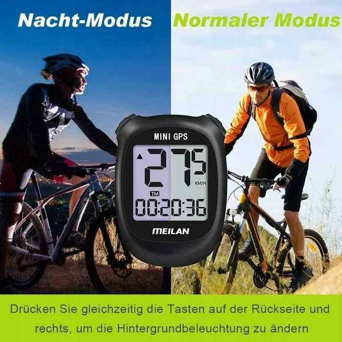 Mini GPS komputer rowerowy bezprzewodowy wodoszczelny tachomert rower