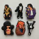 Przypinki crocs buty klapki prezent MICHAEL JACKSON piny