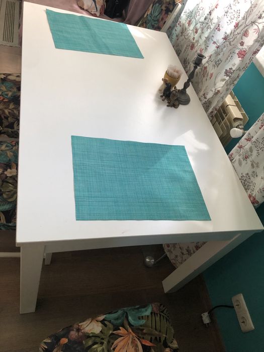 Стіл білий Ikeя вінтаж роскладний